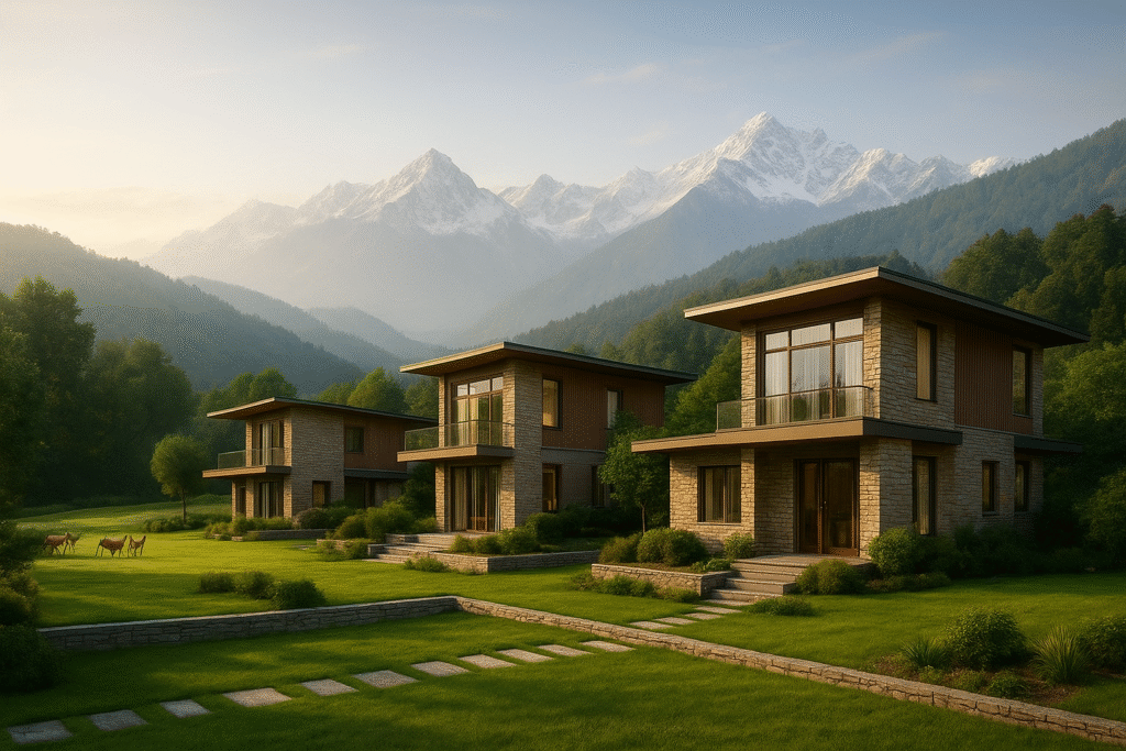 77
Words
Mode:
“Luxury modern villas around Jim Corbett surrounded by greenery of lawns, forest views and white Himalayan mountains.”